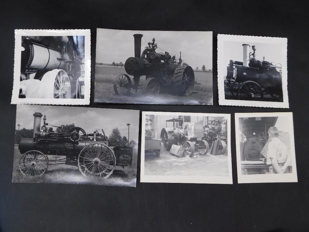 REAL PHOTOS BLACK AND WHITE TRACTION ENGINE PHOTOGRAPHY VINTAGE ANTIQUE: REAL PHOTOS BLACK AND WHITE TRACTION ENGINE PHOTOGRAPHY VINTAGE ANTIQUE