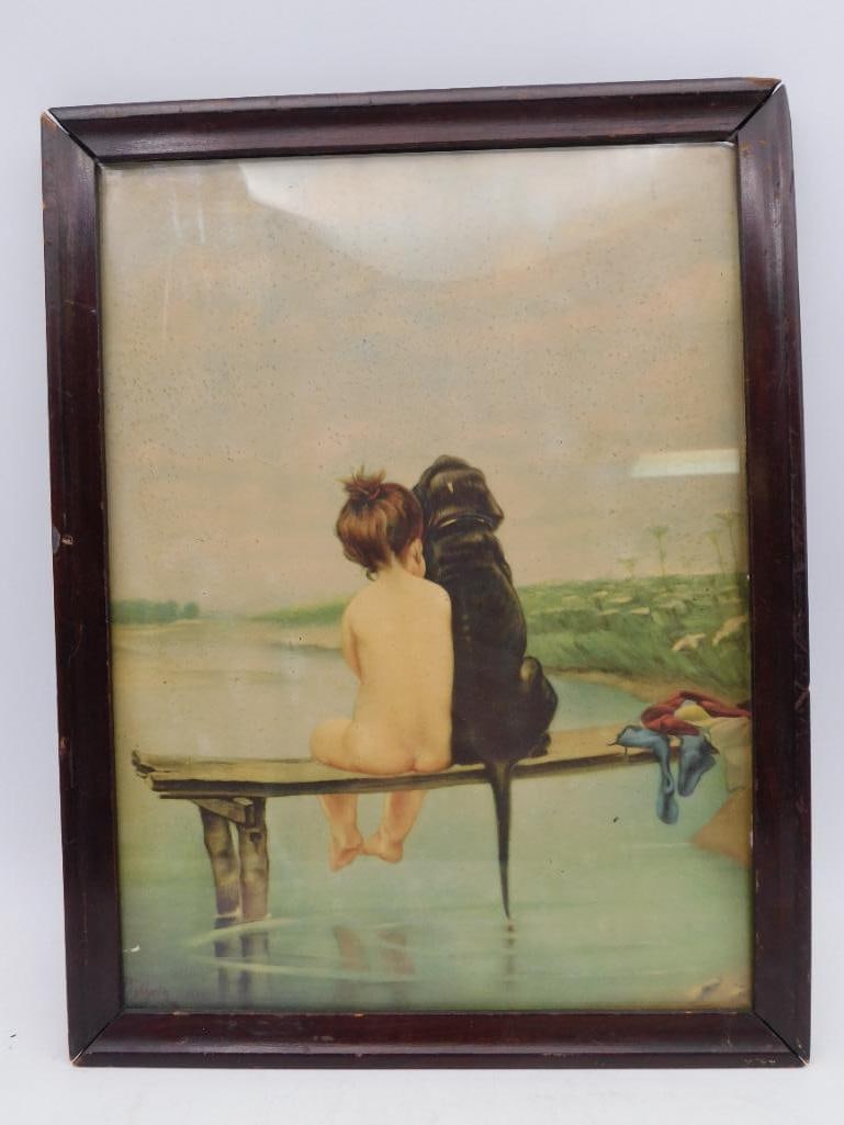 PALS VINTAGE PRINT BY JESSIE WILLCOX SMITH: PALS VINTAGE PRINT BY JESSIE WILLCOX SMITH