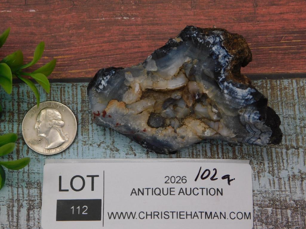 CHALCEDONY ROCK STONE LAPIDARY SPECIMEN - 3
