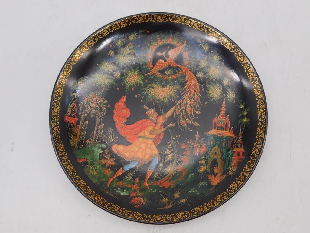 1996 TSAREVICH AND THE FIREBIRD DECORATIVE PLATE: 1996 TSAREVICH AND THE FIREBIRD DECORATIVE PLATE
