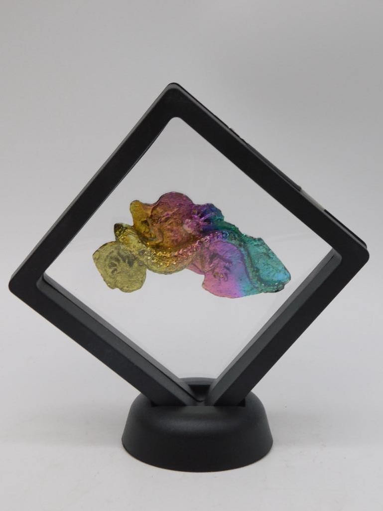 BISMUTH LIZARD ROCK STONE LAPIDARY SPECIMEN: BISMUTH LIZARD ROCK STONE LAPIDARY SPECIMEN