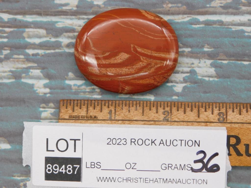 WORRY STONE ROCK STONE LAPIDARY SPECIMEN - 2