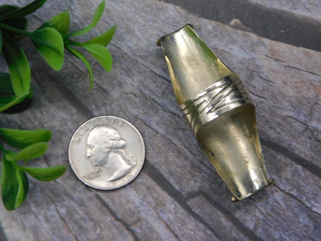 TURQUOISE STATEMENT RING ROCK STONE LAPIDARY SPECIMEN - 2