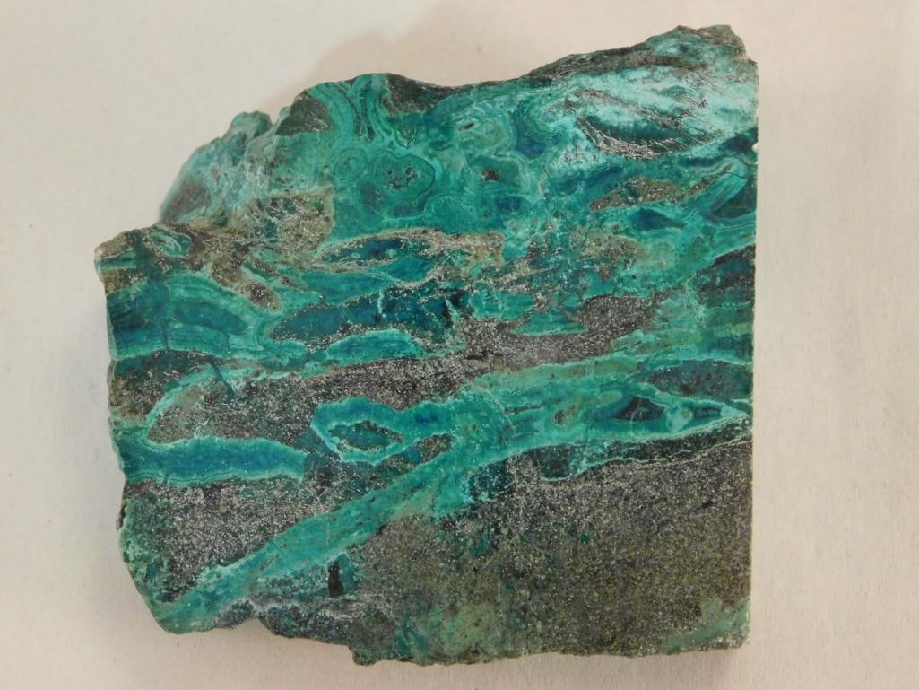 MALACHITE ROCK STONE LAPIDARY SPECIMEN: MALACHITE ROCK STONE LAPIDARY SPECIMEN
