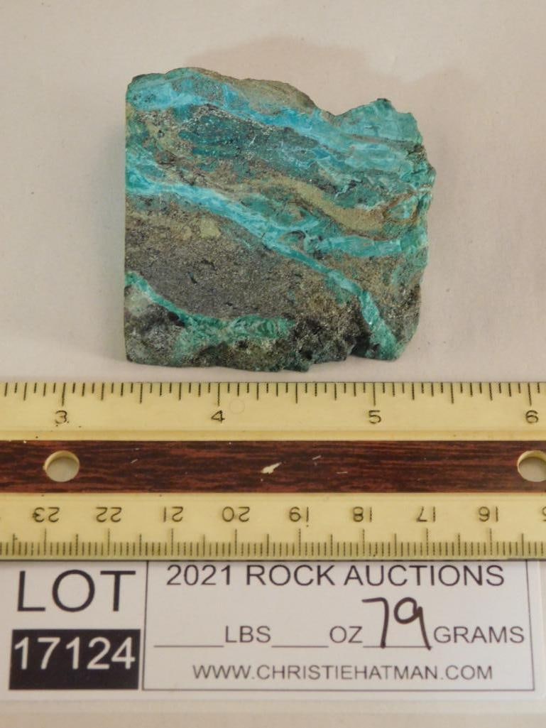 MALACHITE ROCK STONE LAPIDARY SPECIMEN - 2