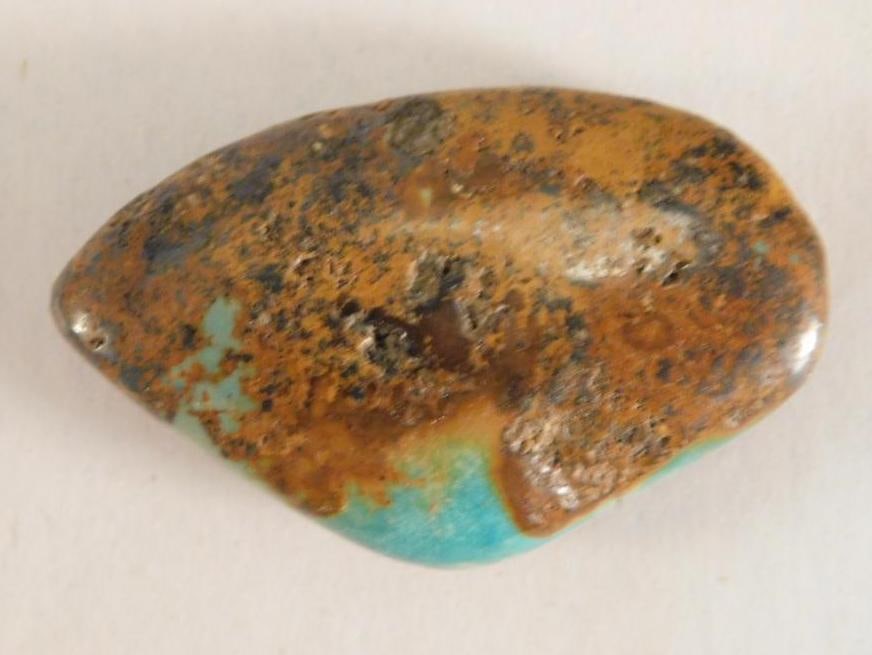 STABILIZED TURQUOISE ROCK STONE LAPIDARY SPECIMEN: STABILIZED TURQUOISE ROCK STONE LAPIDARY SPECIMEN