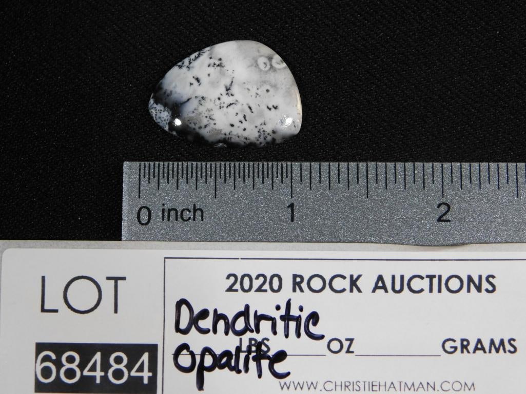DENDRITIC OPALITE CABOCHON ROCK STONE LAPIDARY SPECIMEN - 2