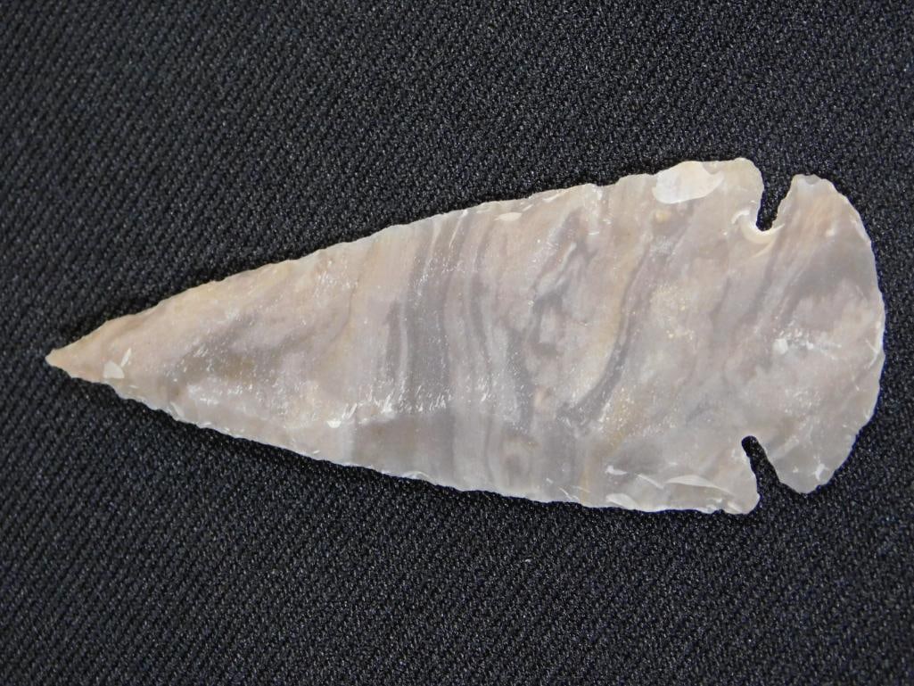 3 INCH HAND KNAPPED AR ROWHEAD: 3 INCH HAND KNAPPED AR ROWHEAD