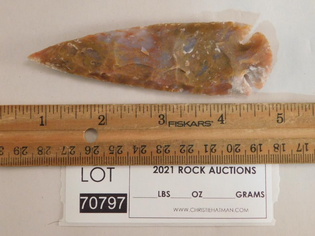 4 INCH HAND KNAPPED AR ROWHEAD - 2