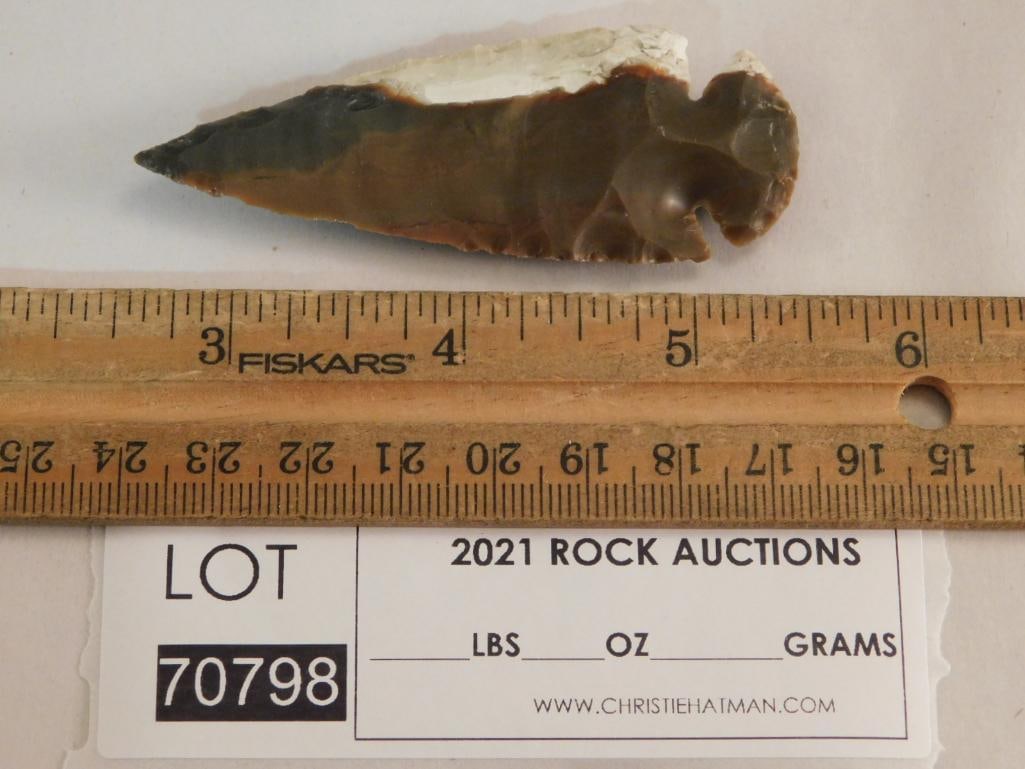 3 INCH HAND KNAPPED AR ROWHEAD - 2