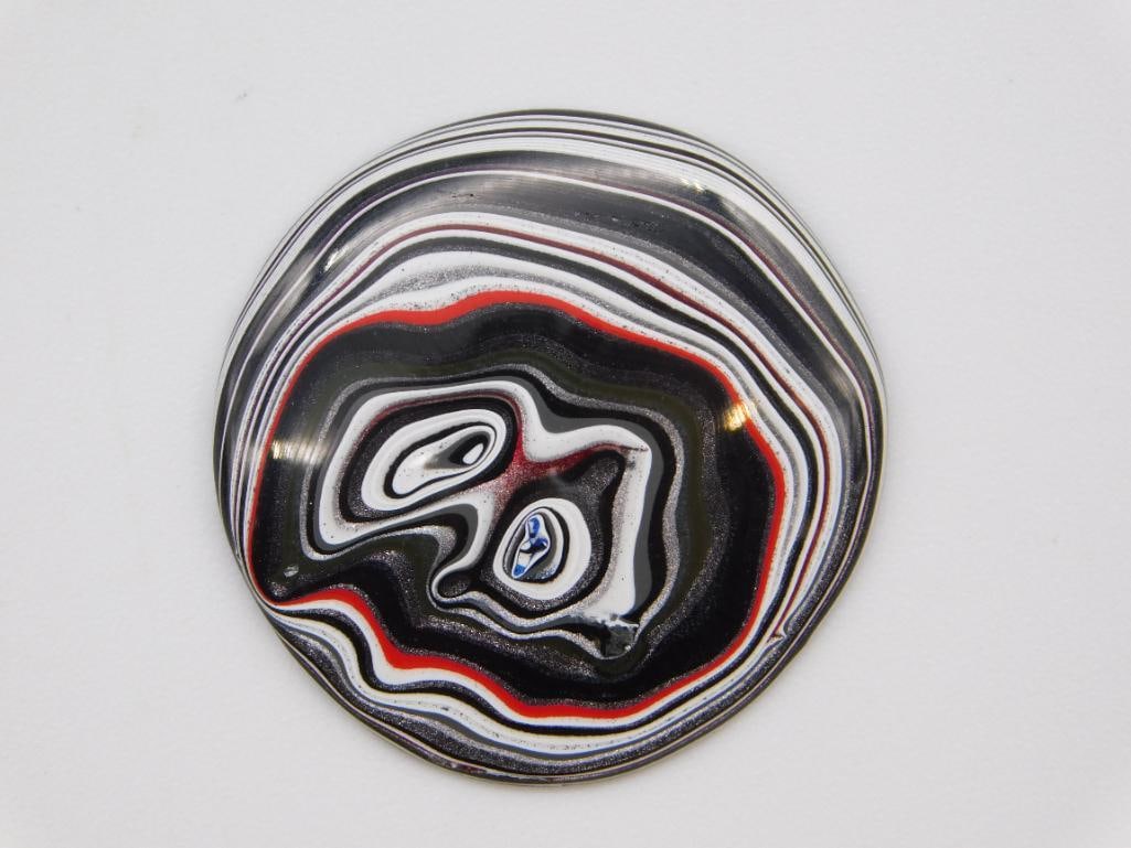 FORDITE MOTOR CITY AGATE ROCK STONE LAPIDARY SPECIMEN: FORDITE MOTOR CITY AGATE ROCK STONE LAPIDARY SPECIMEN