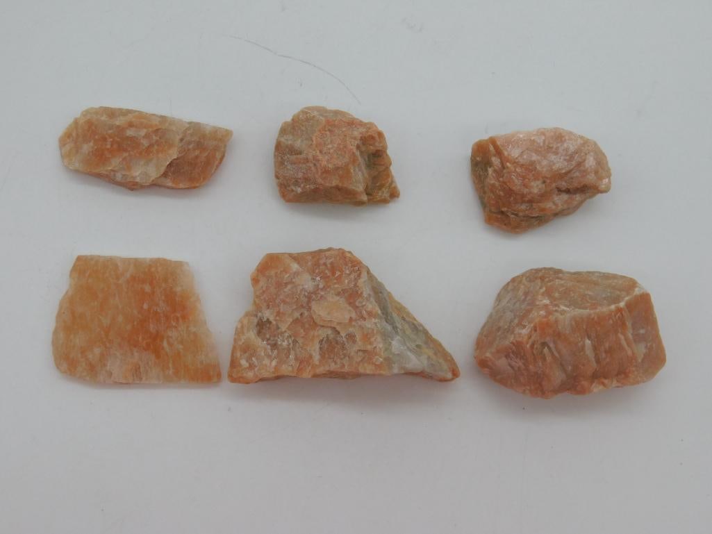 RED CALCITE ROCK STONE LAPIDARY SPECIMEN: RED CALCITE ROCK STONE LAPIDARY SPECIMEN