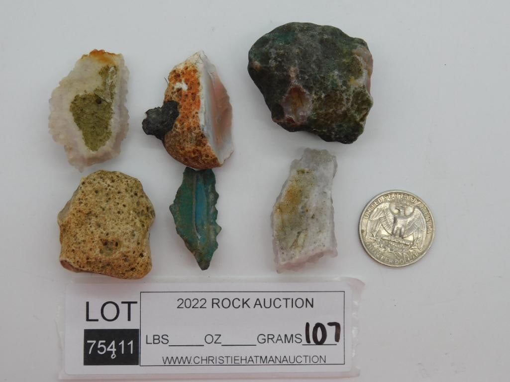 MIXED ROCK STONE LAPIDARY SPECIMEN - 2