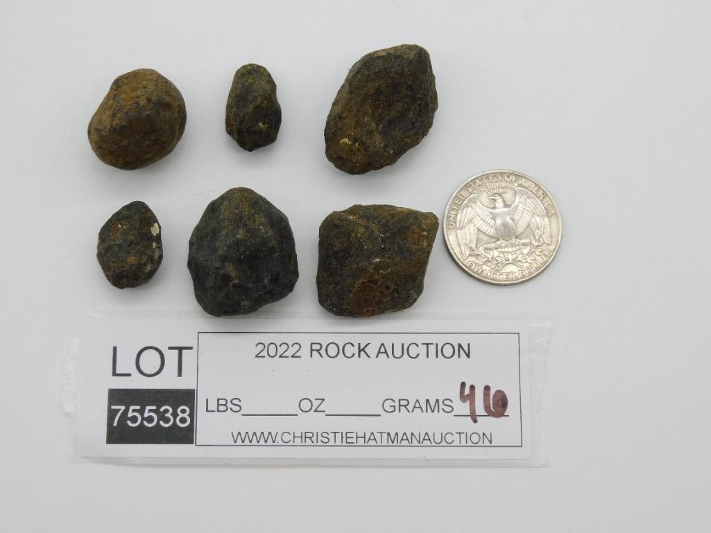 APACHE TEARS ROCK STONE LAPIDARY SPECIMEN - 2