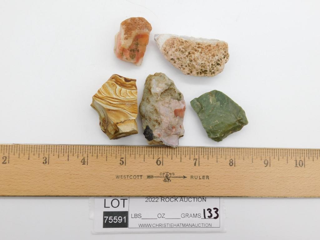 MIXED ROCK STONE LAPIDARY SPECIMEN - 2