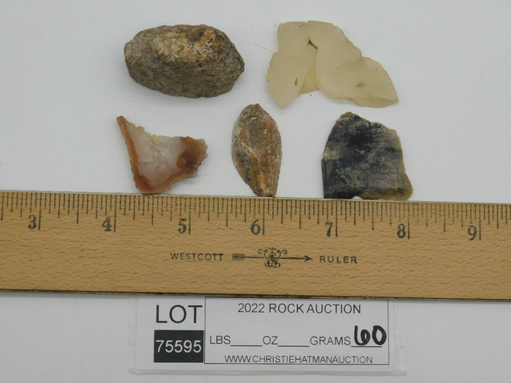 MIXED ROCK STONE LAPIDARY SPECIMEN - 2