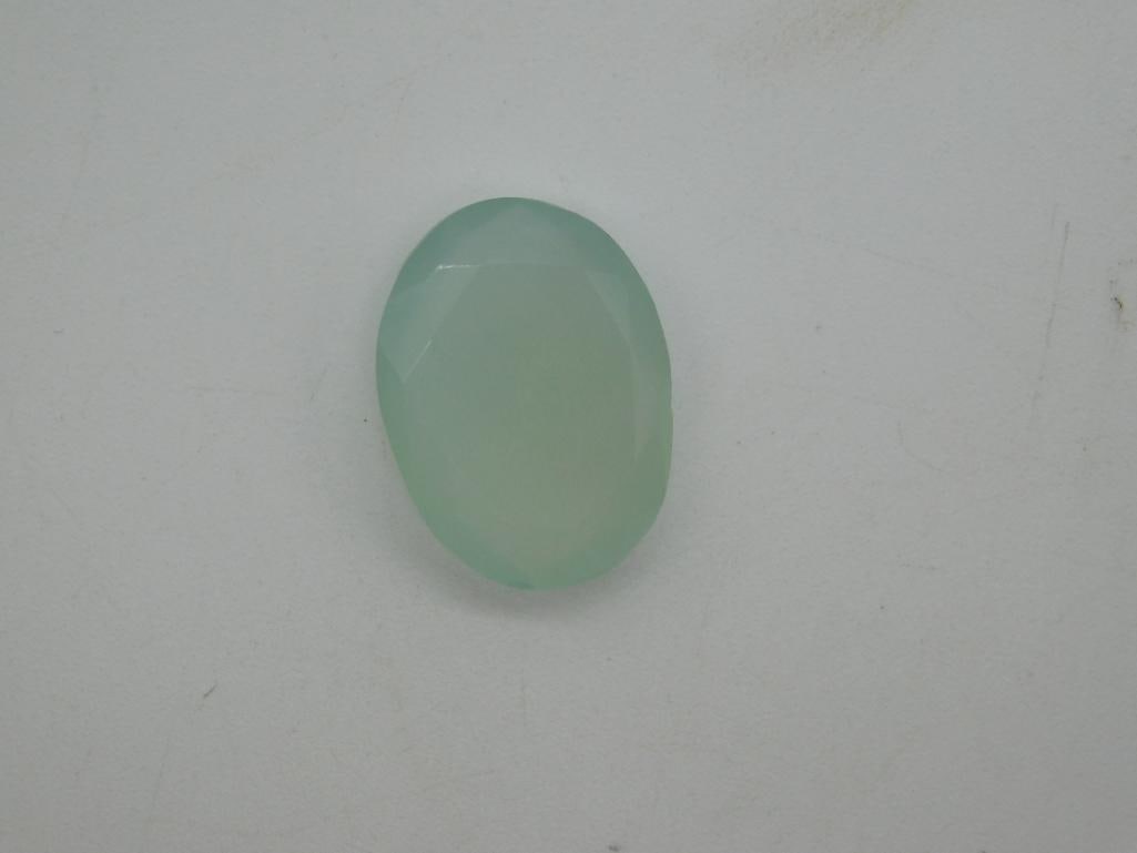 AQUA CHALCEDONY ROCK STONE LAPIDARY SPECIMEN: AQUA CHALCEDONY ROCK STONE LAPIDARY SPECIMEN