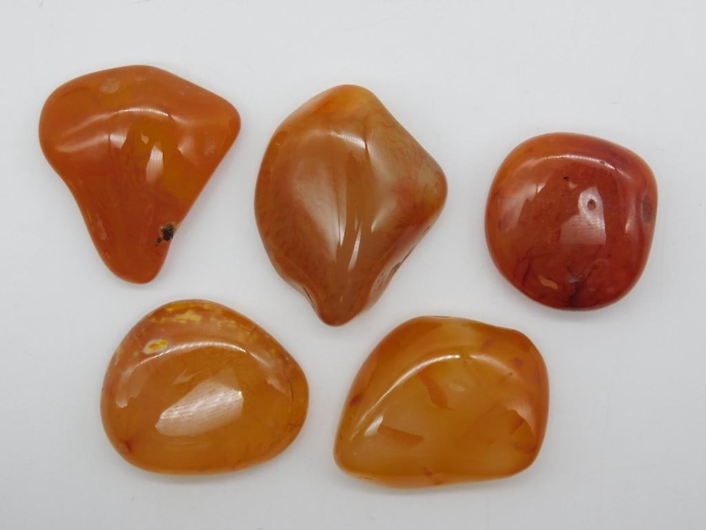 CARNELIAN ROCK STONE LAPIDARY SPECIMEN (1 of 2)