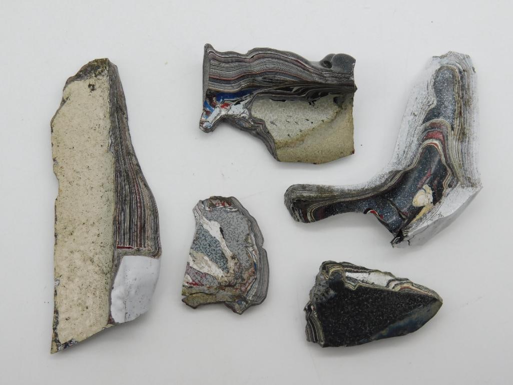 FORDITE MOTOR CITY AGATE ROCK STONE LAPIDARY SPECIMEN: FORDITE MOTOR CITY AGATE ROCK STONE LAPIDARY SPECIMEN