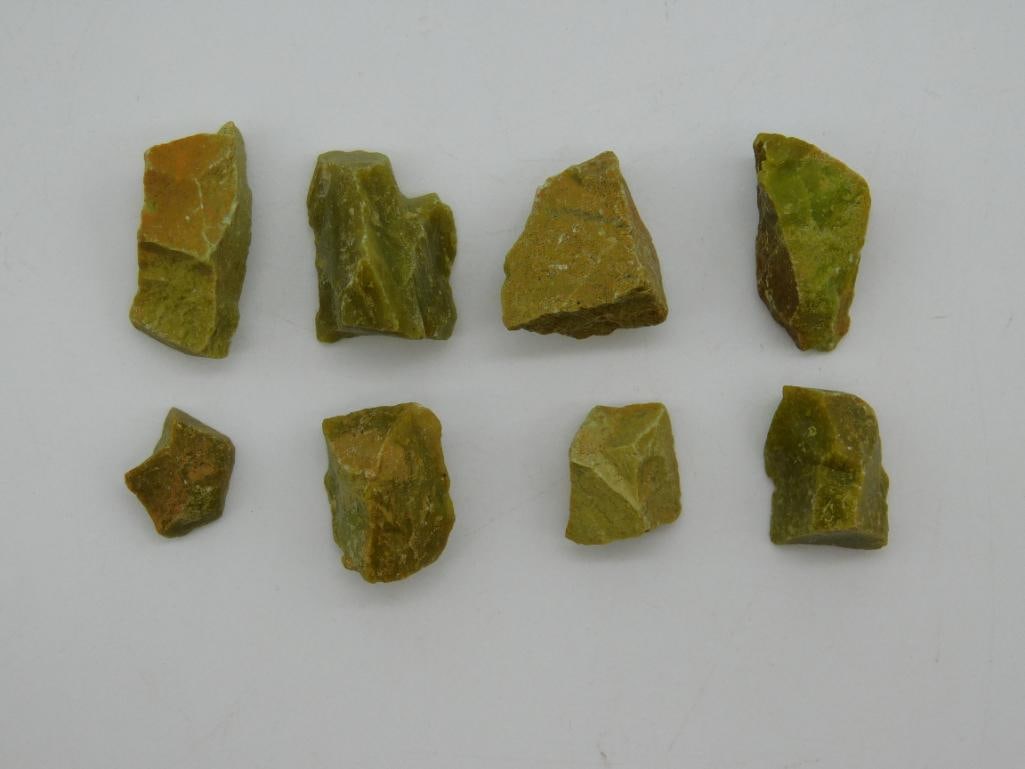 GREEN OPAL ROCK STONE LAPIDARY SPECIMEN: GREEN OPAL ROCK STONE LAPIDARY SPECIMEN