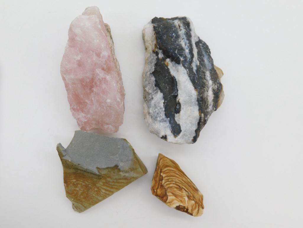 MIXED ROCK STONE LAPIDARY SPECIMEN: MIXED ROCK STONE LAPIDARY SPECIMEN