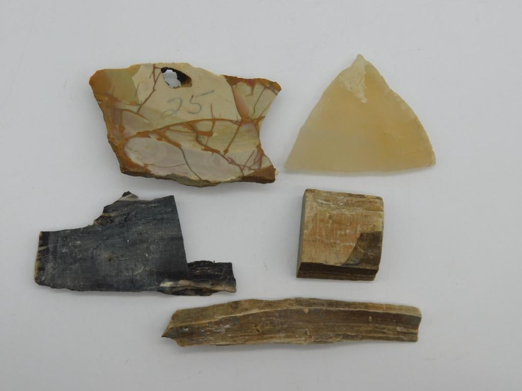 MIXED ROCK STONE LAPIDARY SPECIMEN: MIXED ROCK STONE LAPIDARY SPECIMEN