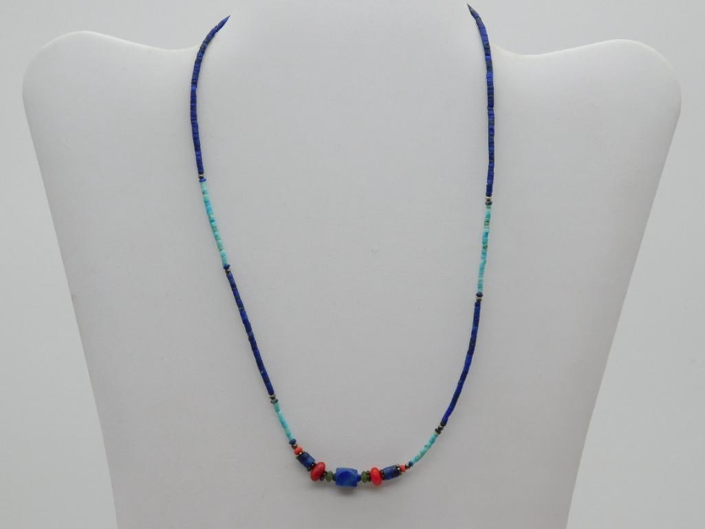 MIXED STONE NECKLACE ROCK STONE LAPIDARY SPECIMEN (1 of 4)