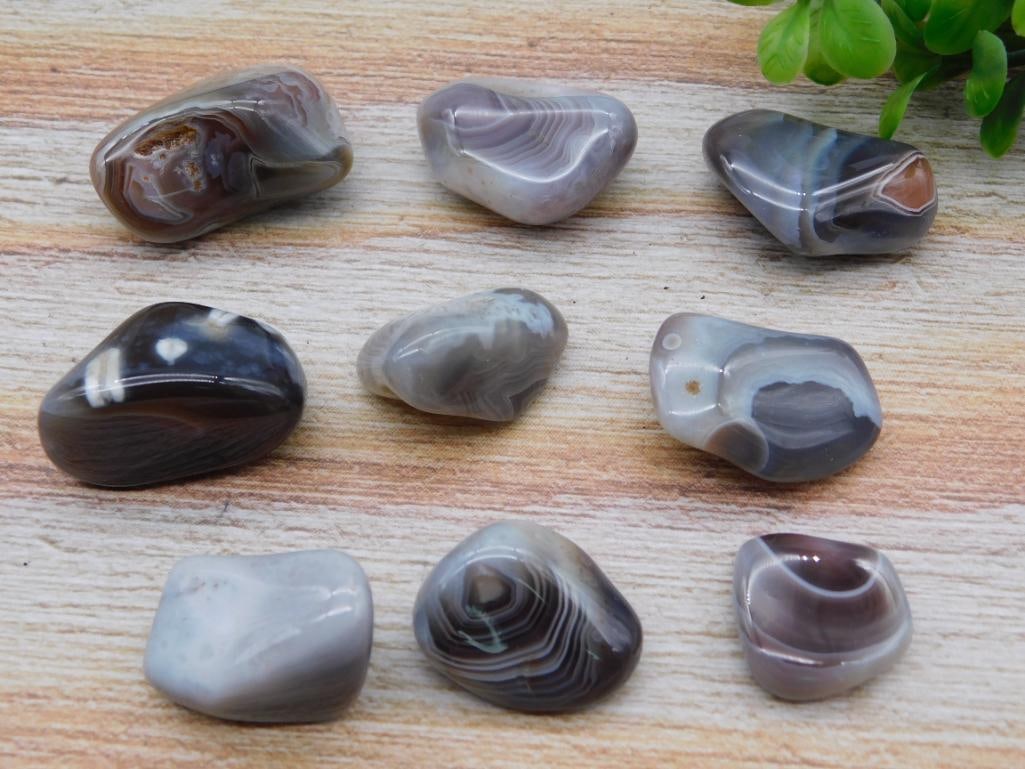 BOTSWANA AGATE ROCK STONE LAPIDARY SPECIMEN: BOTSWANA AGATE ROCK STONE LAPIDARY SPECIMEN