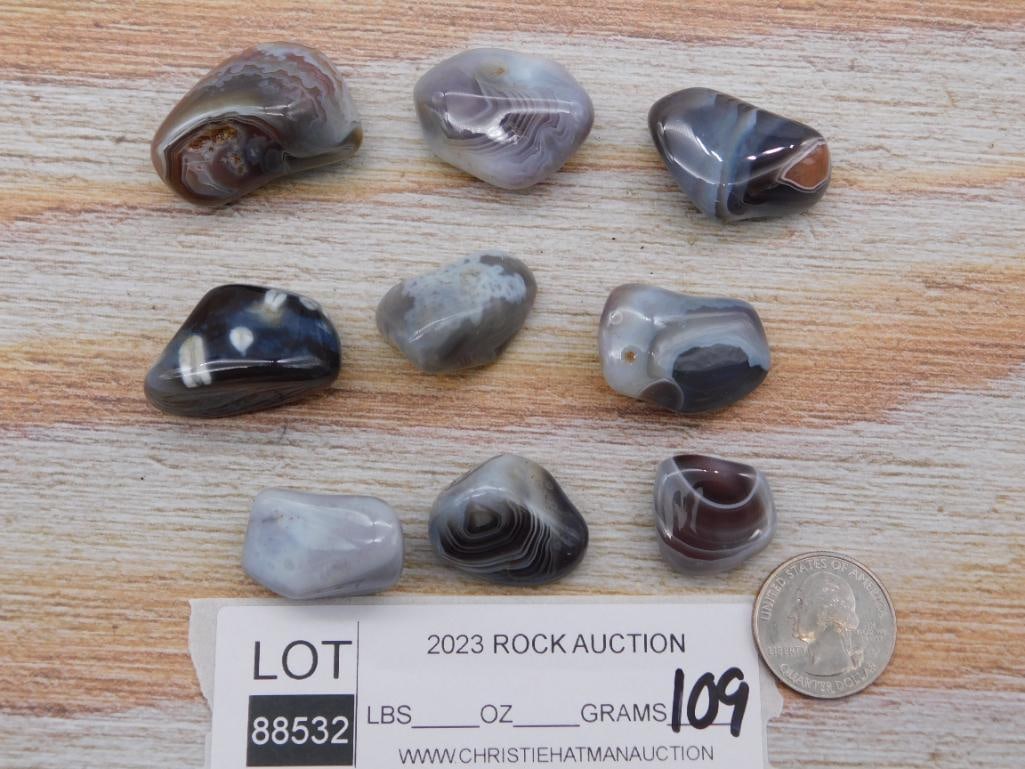 BOTSWANA AGATE ROCK STONE LAPIDARY SPECIMEN - 2