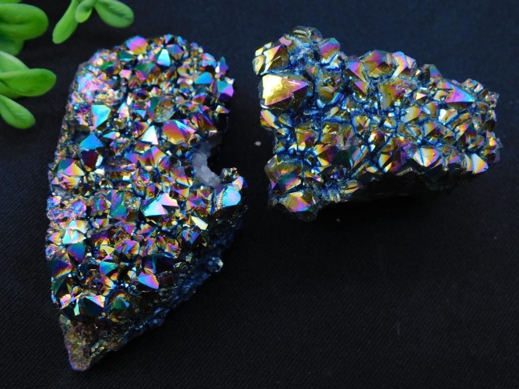 TITANIUM AMETHYST ROCK STONE LAPIDARY SPECIMEN: TITANIUM AMETHYST ROCK STONE LAPIDARY SPECIMEN