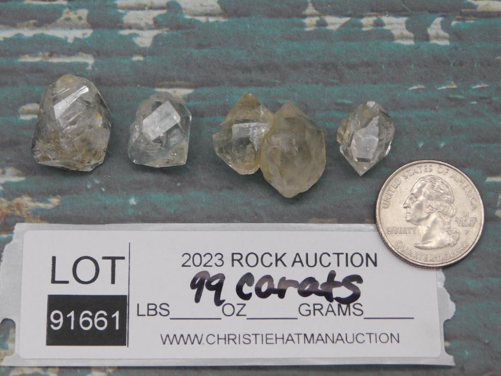HERKIMER DIAMOND ROCK STONE LAPIDARY SPECIMEN - 2