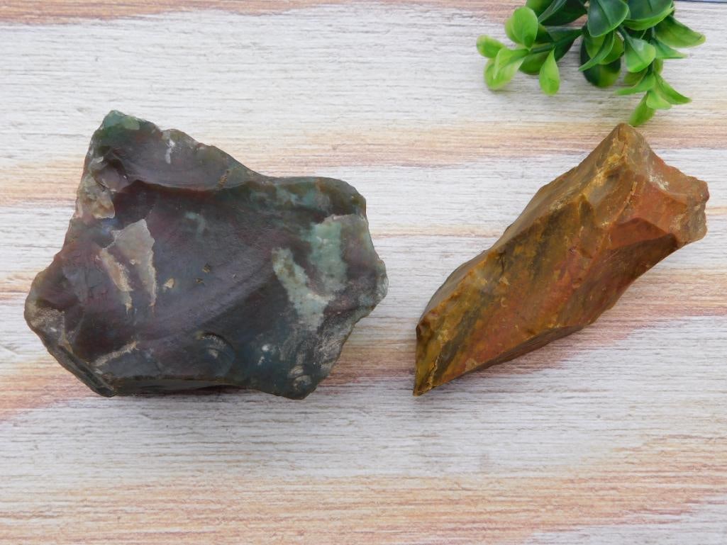 MIXED LOT ROCK STONE LAPIDARY SPECIMEN: MIXED LOT ROCK STONE LAPIDARY SPECIMEN