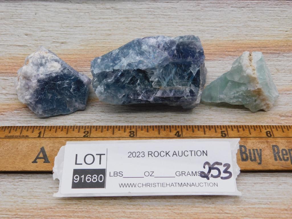 FLUORITE ROCK STONE LAPIDARY SPECIMEN - 2