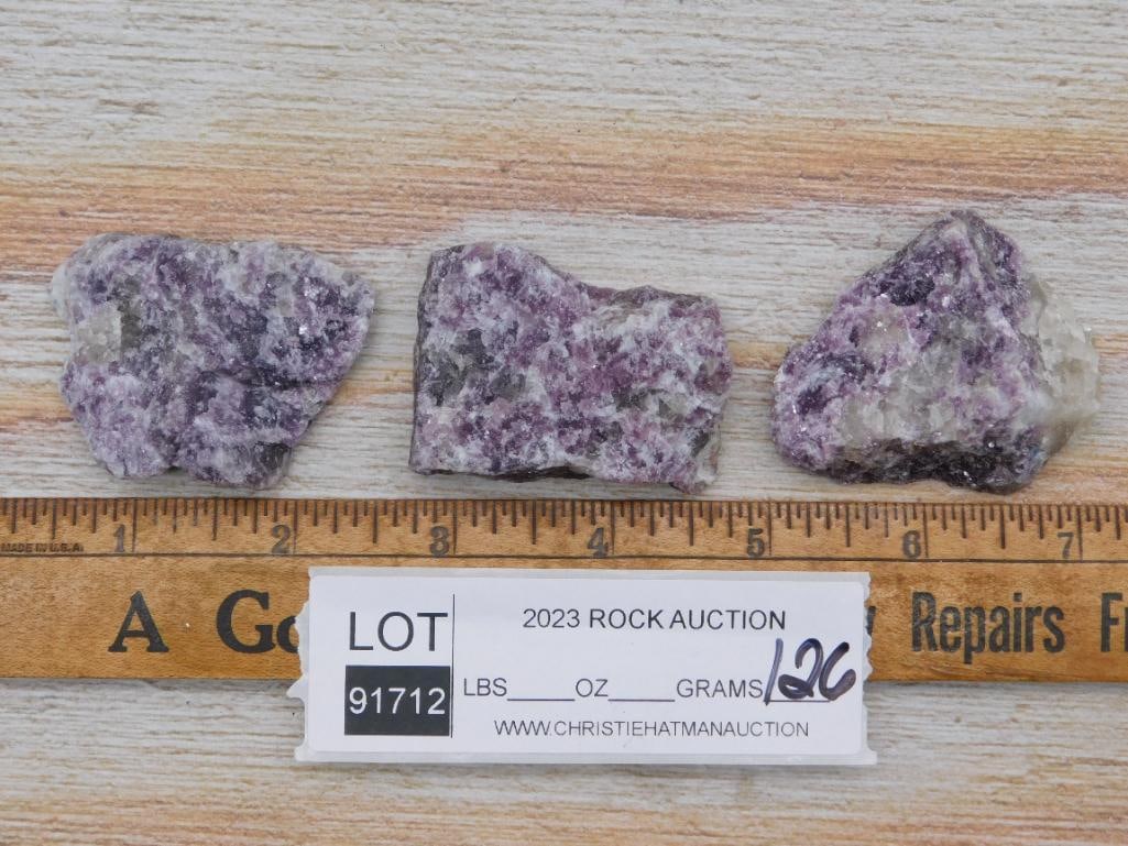 LEPIDOLITE ROCK STONE LAPIDARY SPECIMEN - 2