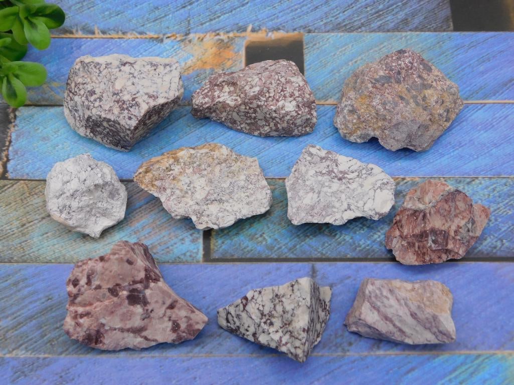 MIXED LOT ROCK STONE LAPIDARY SPECIMEN: MIXED LOT ROCK STONE LAPIDARY SPECIMEN