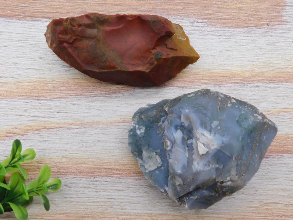 MIXED LOT ROCK STONE LAPIDARY SPECIMEN: MIXED LOT ROCK STONE LAPIDARY SPECIMEN