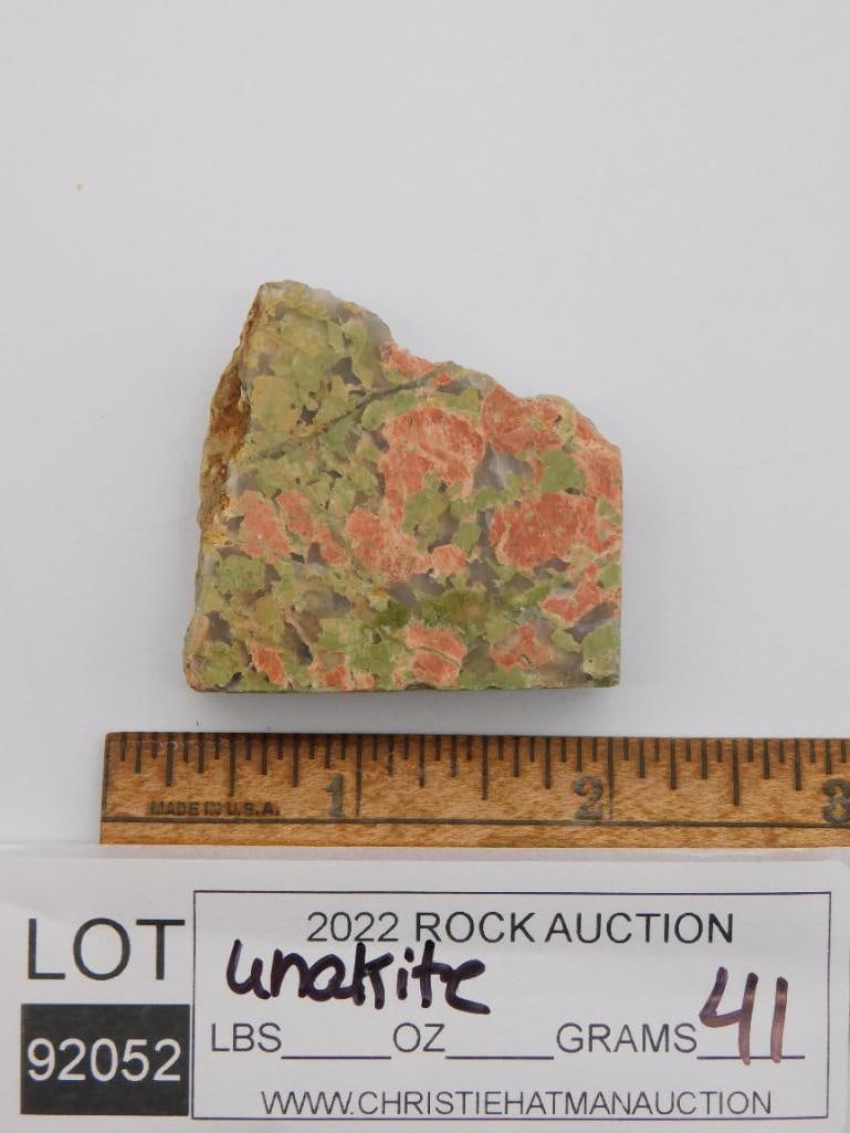 UNAKITE ROCK STONE LAPIDARY SPECIMEN - 2