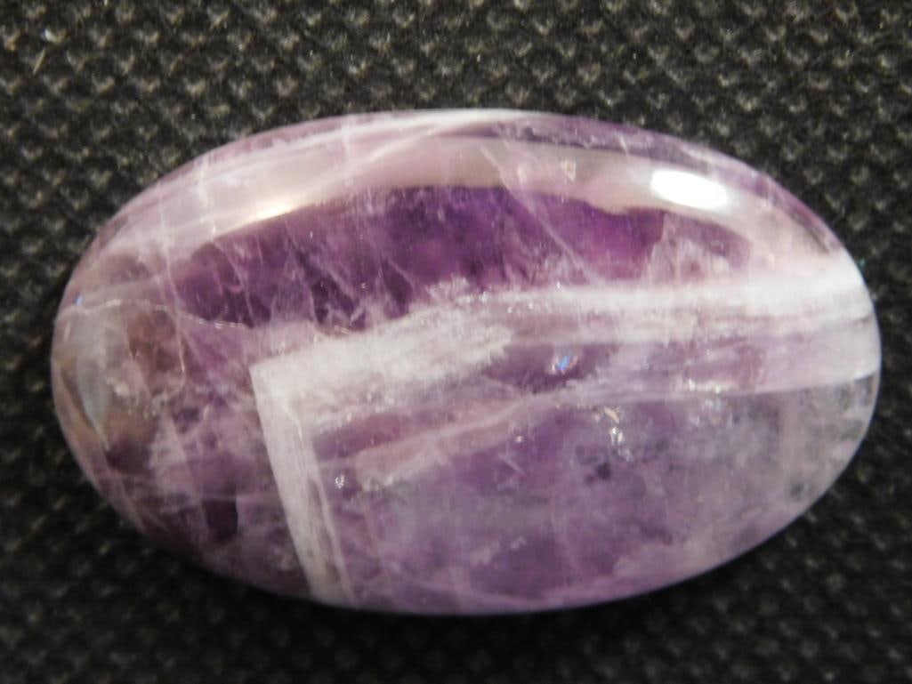 AMETHYST CABOCHON ROCK STONE LAPIDARY SPECIMEN: AMETHYST CABOCHON ROCK STONE LAPIDARY SPECIMEN