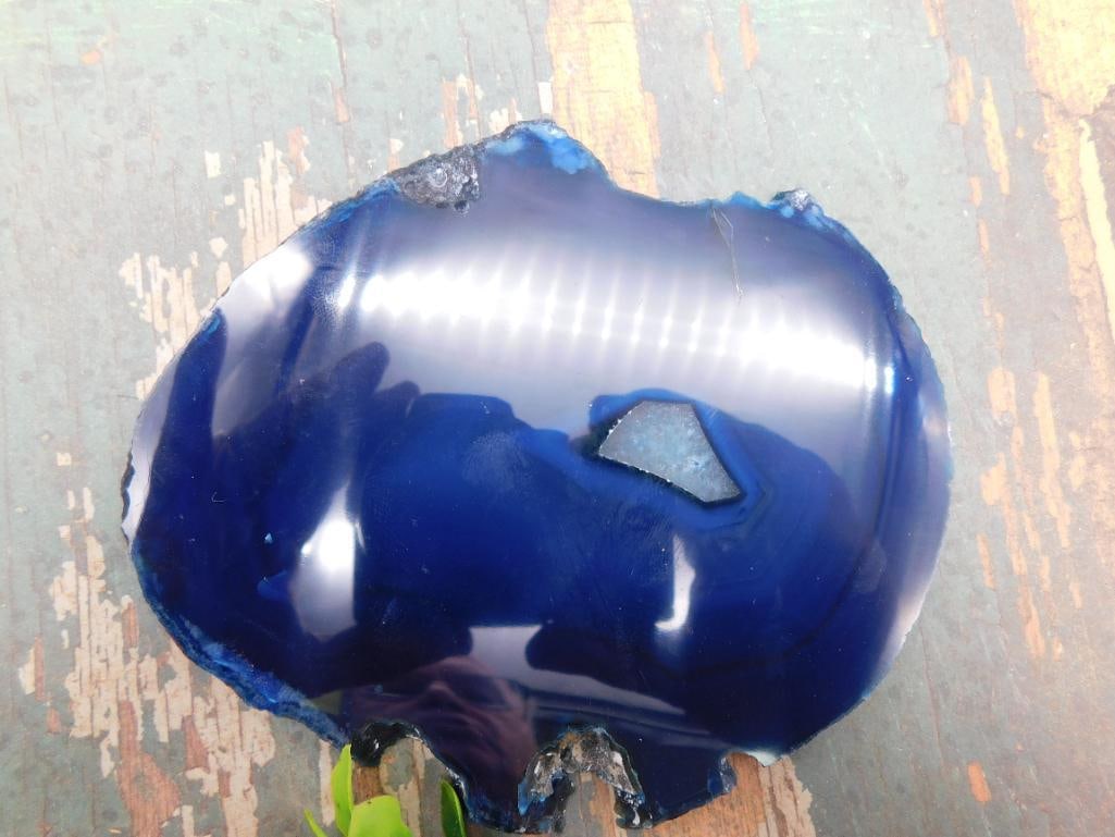 AGATE SLICE ROCK STONE LAPIDARY SPECIMEN (1 of 3)