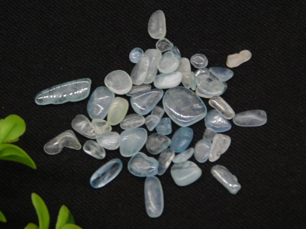 AQUAMARINE ROCK STONE LAPIDARY SPECIMEN: AQUAMARINE ROCK STONE LAPIDARY SPECIMEN