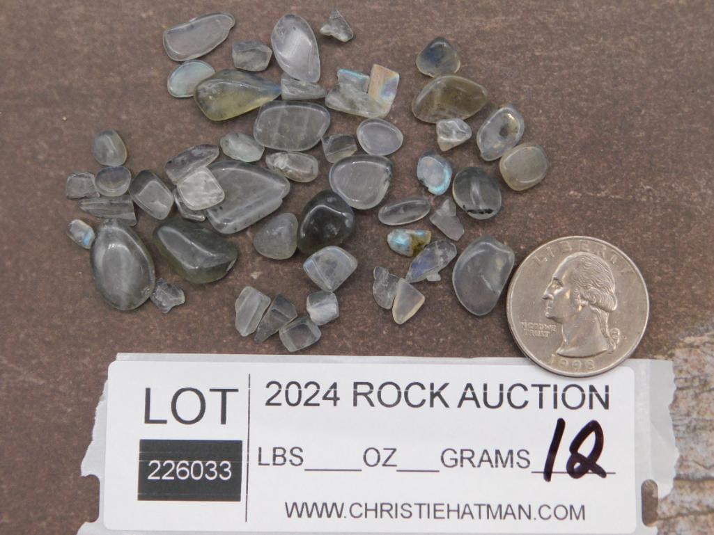 LABRADORITE ROCK STONE LAPIDARY SPECIMEN - 2