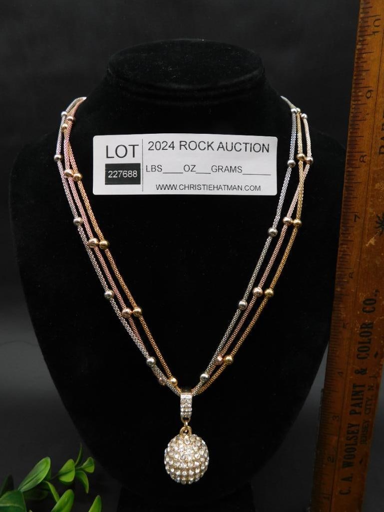 SPARKLE BALL NECKLACE - 3