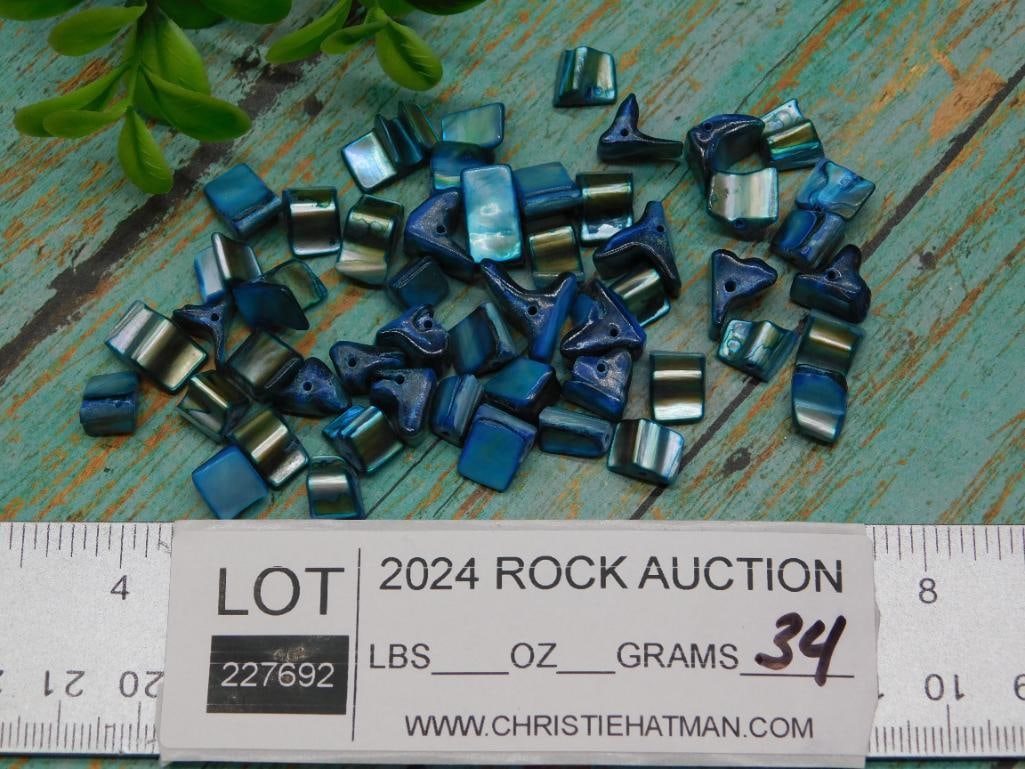 STONE BEADS ROCK STONE LAPIDARY SPECIMEN - 3