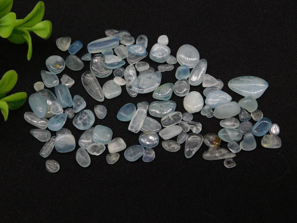 AQUAMARINE ROCK STONE LAPIDARY SPECIMEN: AQUAMARINE ROCK STONE LAPIDARY SPECIMEN