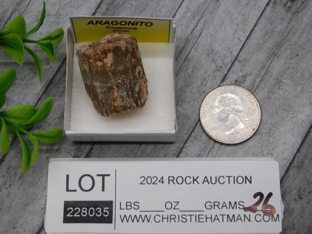 ARAGONITE ROCK STONE LAPIDARY SPECIMEN - 3