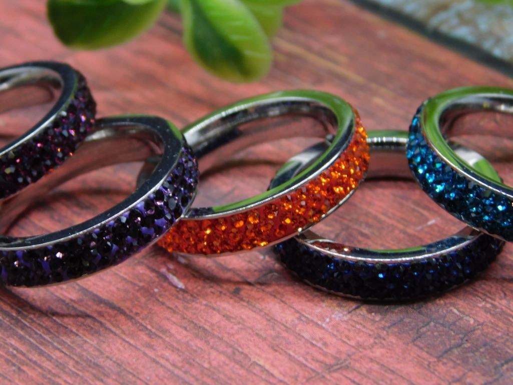 STONE RINGS ROCK STONE LAPIDARY SPECIMEN - 2