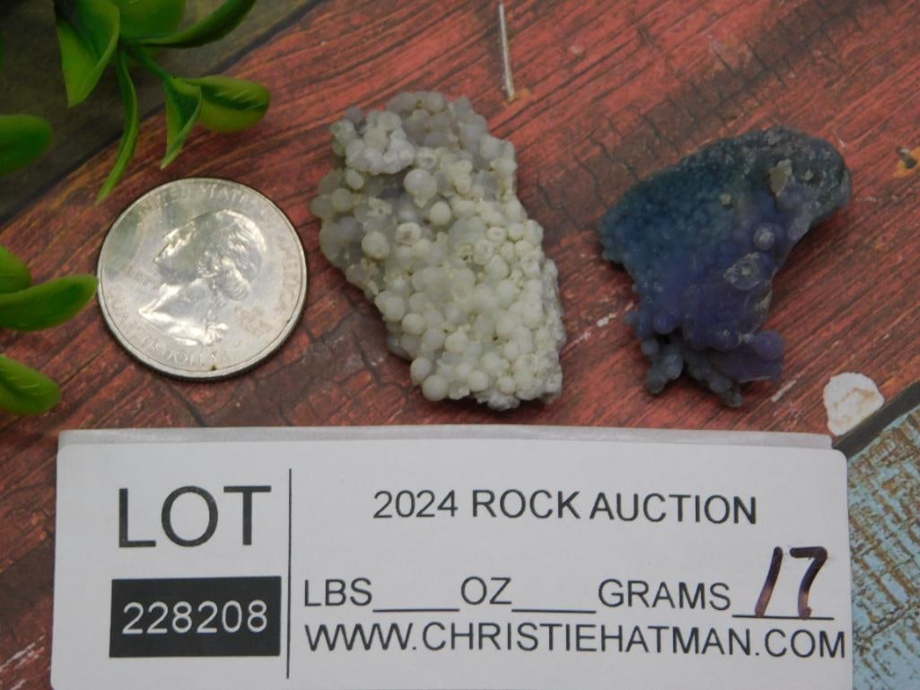 GRAPE AGATE ROCK STONE LAPIDARY SPECIMEN - 2