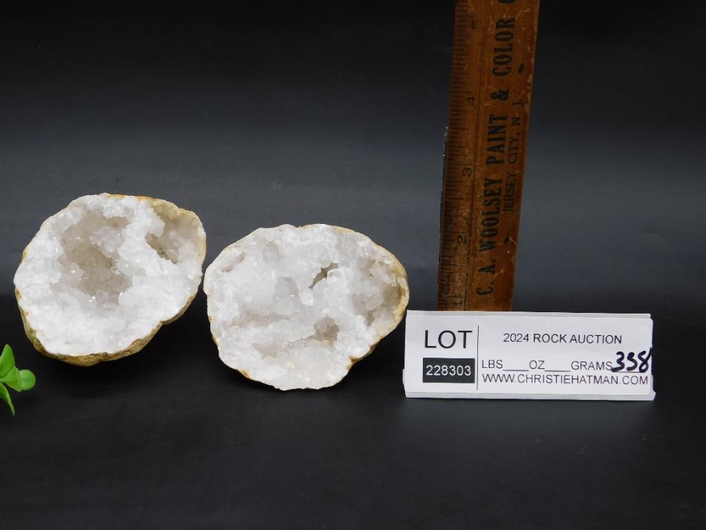 GEODE ROCK STONE LAPIDARY SPECIMEN - 3