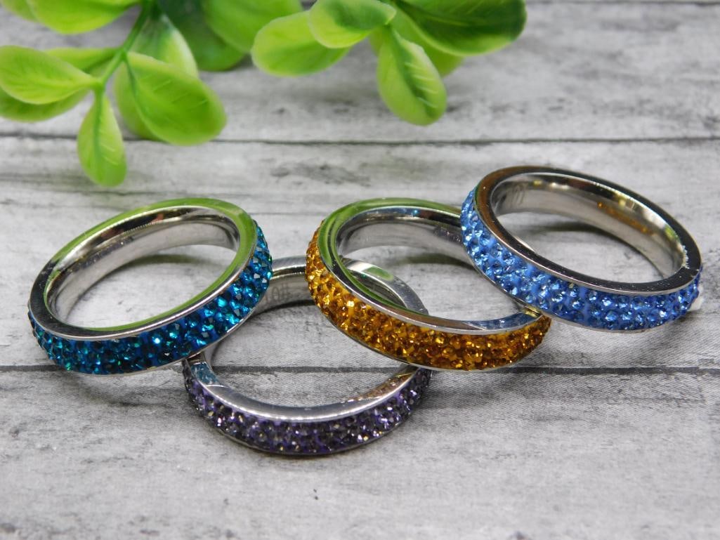 STONE RINGS ROCK STONE LAPIDARY SPECIMEN: STONE RINGS ROCK STONE LAPIDARY SPECIMEN