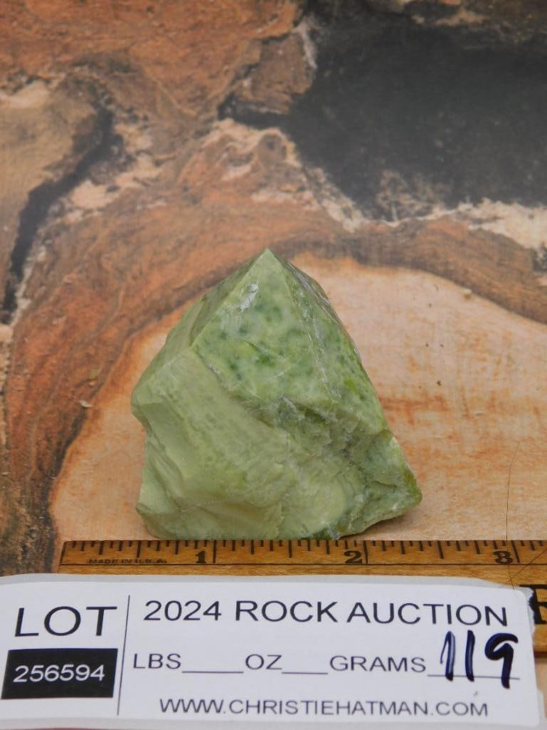 SERPENTINE POINT ROCK STONE LAPIDARY SPECIMEN - 2